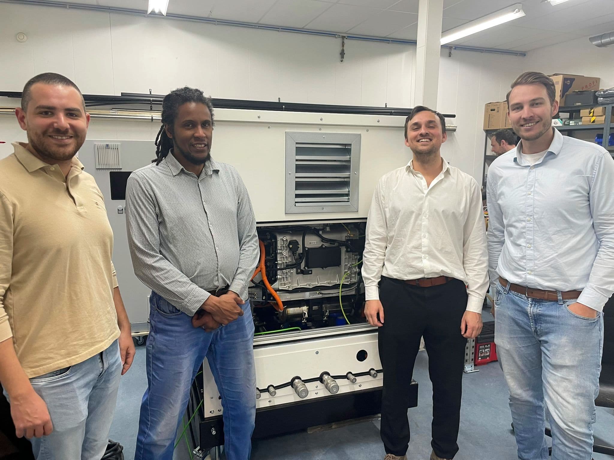 Co-creation partners beside an industrial energy system
